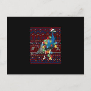 Carte Postale Chemise de Noël laide pour amoureux de chèvres et 