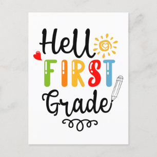 Carte Postale Chemise de première année 1/2, élève de première a