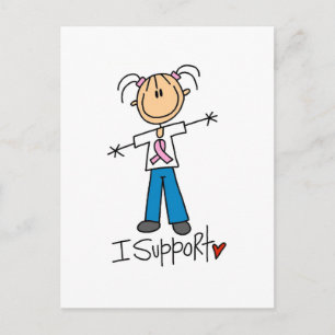 Carte Postale Chemise et Cadeaux de Soutien pour le Cancer du Se