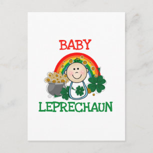 Carte Postale Chemises et cadeaux Baby Leprechaun