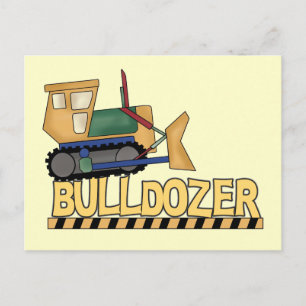 Carte Postale Chemises et cadeaux Bulldozer