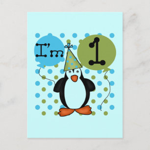 Carte Postale Chemises et cadeaux d'anniversaire de Penguin