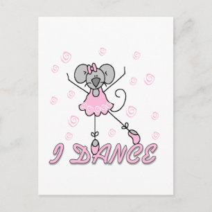 Carte Postale Chemises et Cadeaux de Ballet de Souris