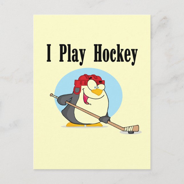 Carte Postale Chemises et cadeaux de hockey Penguin (Devant)
