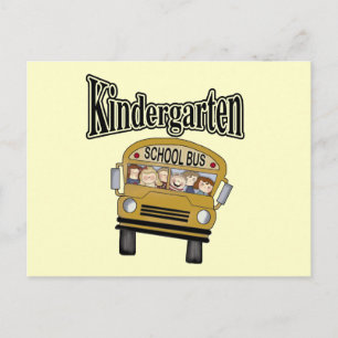Carte Postale Chemises et cadeaux de jardin d'enfants pour autob