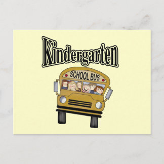 Carte Postale Chemises et cadeaux de jardin d'enfants pour autob