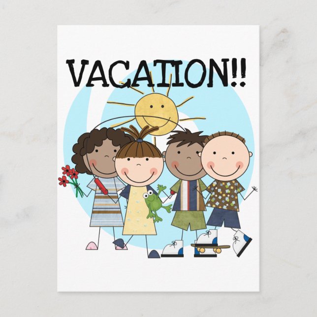 Carte Postale Chemises et cadeaux de vacances (Devant)