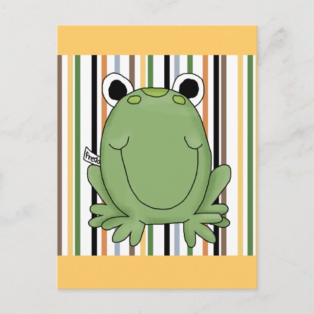 Carte Postale Chemises et cadeaux Freddie Frog (Devant)