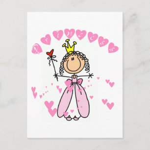 Carte Postale Chemises et cadeaux Heart Princess