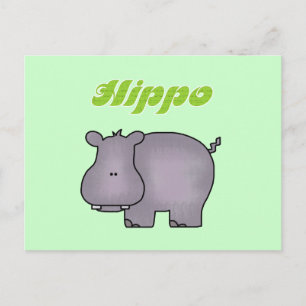 Carte Postale Chemises et cadeaux Hippopotamus