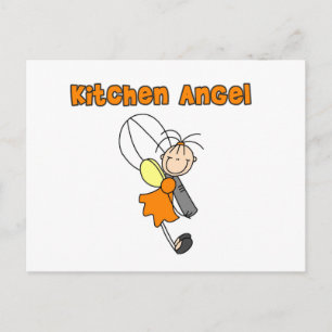 Carte Postale Chemises et cadeaux Kitchen Angel
