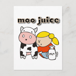 Carte Postale Chemises et cadeaux Moo Juice