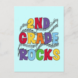 Carte Postale Chemises et cadeaux Multicolor 2e grade Rocks
