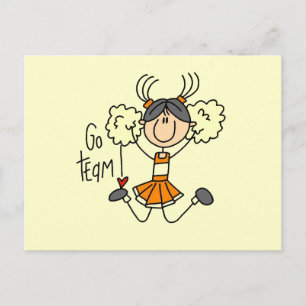 Carte Postale Chemises et Cadeaux Orange pour Supportrices au St