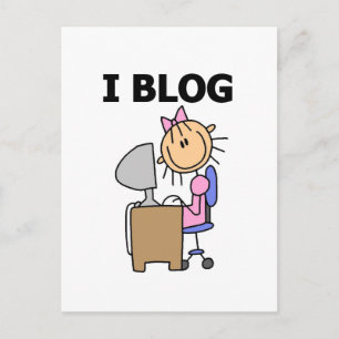 Carte Postale Chemises et Cadeaux pour Blogueuse