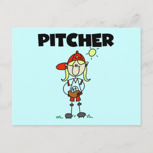 Carte Postale Chemises et Cadeaux pour Fille Lanceuse