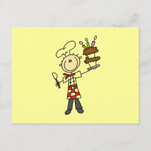 Carte Postale Chemises et Cadeaux pour Pâtissiers