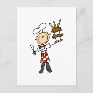 Carte Postale Chemises et Cadeaux pour Pâtissiers