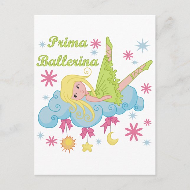 Carte Postale Chemises et cadeaux Prima Ballerina (Devant)