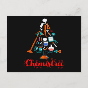 Carte Postale Chemistree Christmas, Funny Science Tee