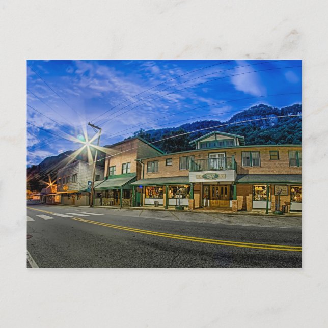 Carte Postale chemney rock petite ville près du lac lure carol-n (Devant)