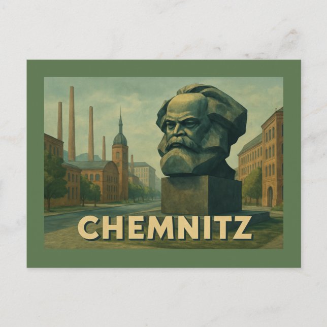 Carte Postale Chemnitz Allemagne Art de ville (Devant)