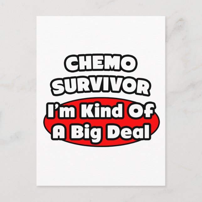 Carte Postale Chemo Survivor...Big Deal (Devant)