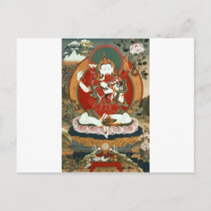 CARTE POSTALE CHENREZIG GYALWA GYATSO