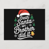 Cher Père Noël Mon Frère L'a Fait Drôle De Noël