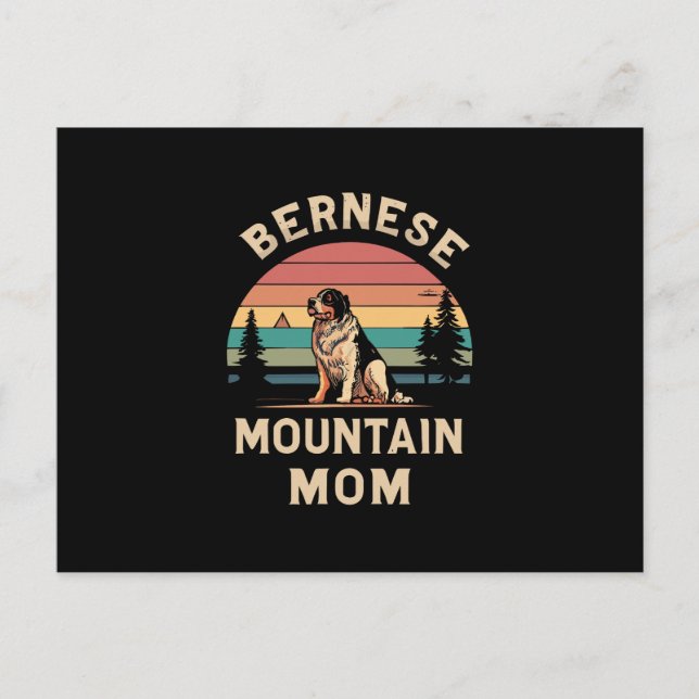 Carte Postale Chercher ton amour : Bernese Mountain Dog Maman (Devant)