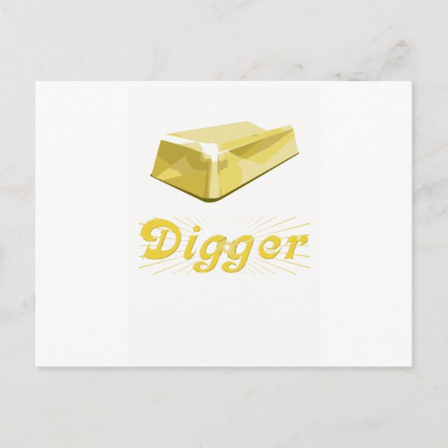 Carte Postale Chercheur d'Or (Devant)