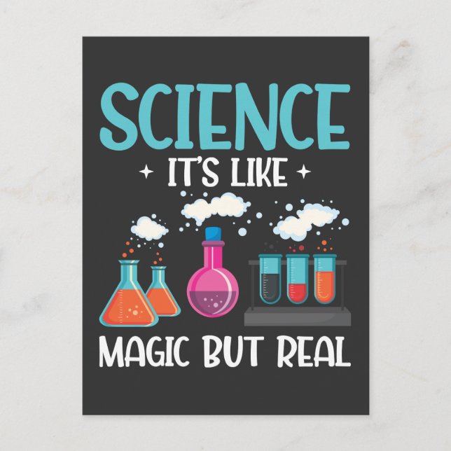 Carte Postale Chercheur en chimie Laboratoire Tester les cherche (Devant)