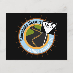 Carte Postale Cherohala Skyway célèbre Motorcycle Road