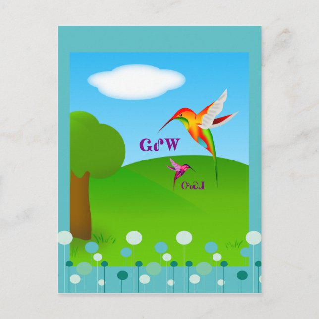 Carte postale Cherokee Hummingbird (Devant)