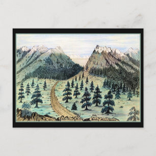 Carte Postale Cherokee Pass Montagnes Rocheuses