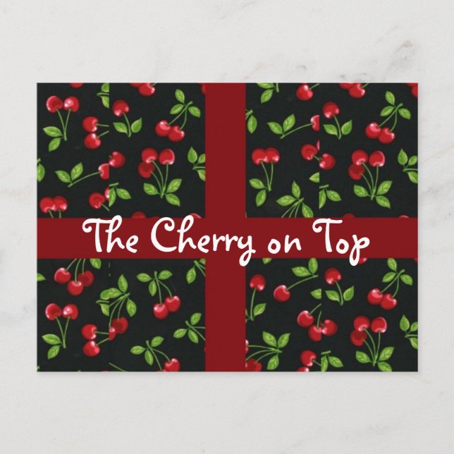 Carte Postale Cherries Postcard (Devant)