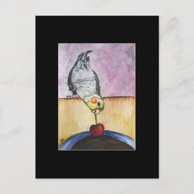 Carte Postale Cherry Dip (cocktail) ACEO Art Trading Card (Devant)