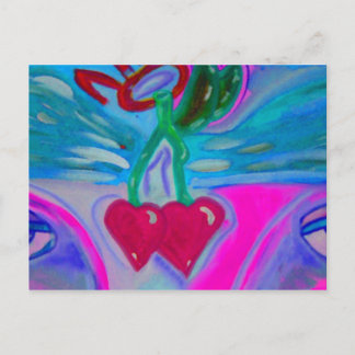 Carte Postale Cherry Lovetifu