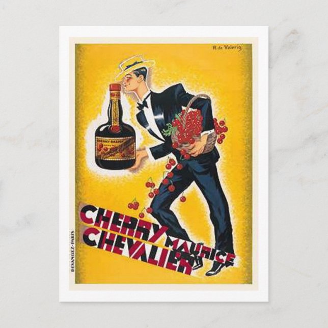Carte Postale Cherry Maurice Chevalier (Devant)