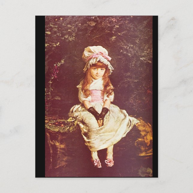 Carte Postale Cherry Ripe', Sir John Everett_Portraits (Devant)