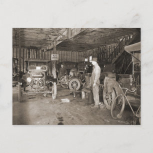 Carte Postale Cherry St. Garage vers 1925