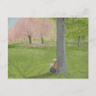 Carte Postale Cherry Tree Sketcher - Central Park