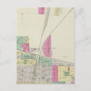 Carte Postale Cherryvale, comté de Montgomery, Kansas