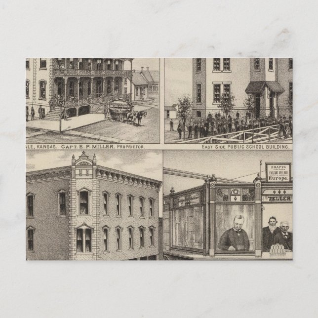 Carte Postale Cherryvale, Kansas (Devant)