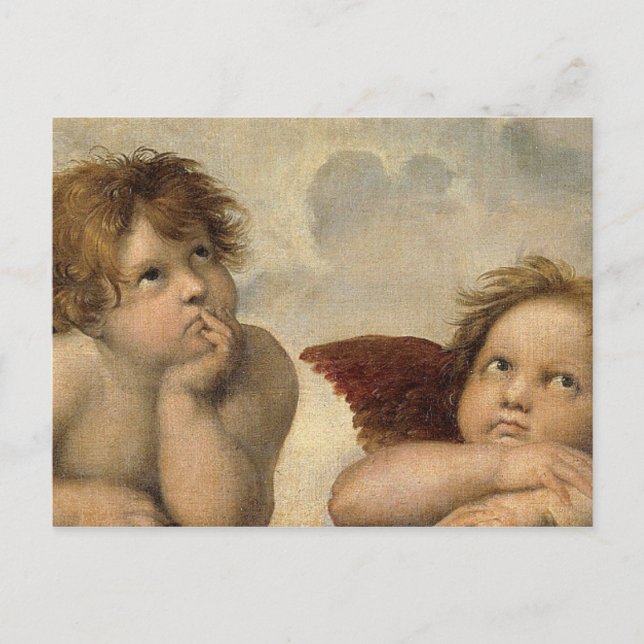 Carte Postale Chérubins Anges Raphaël (Devant)
