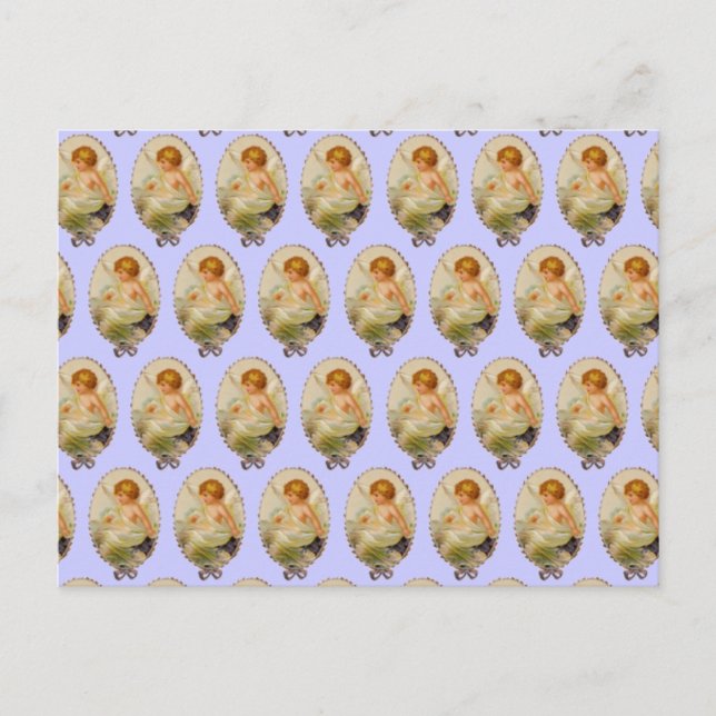 Carte Postale Cherubs vintages (Devant)