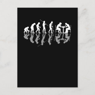 Carte Postale Chess Evolution Chessboard Lover Chess Gamer