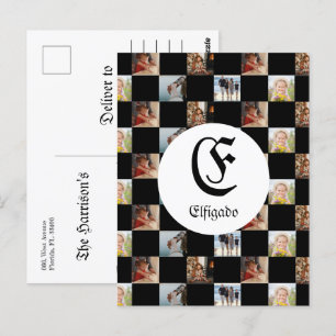 Carte Postale Chess Nom de famille PhotoThank you