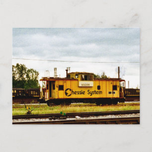 Carte Postale Chessie System Caboose à Toledo, OH 1996