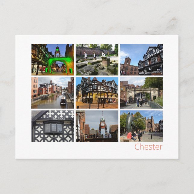 Carte Postale Chester (Devant)